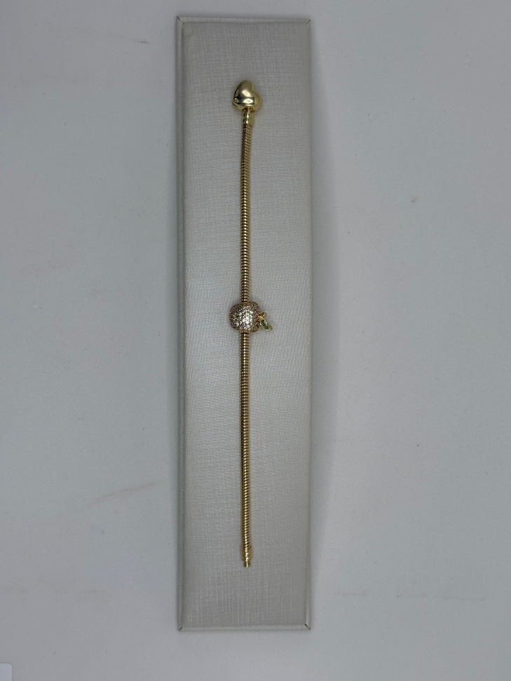 Berloque semijoia maçã - #1