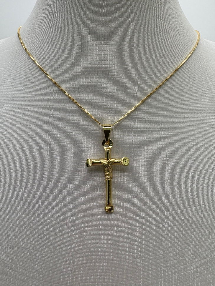 Pingente semijoia crucifixo - #2