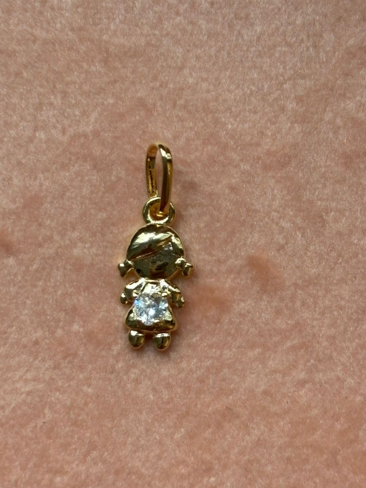 Pingente semijoia menina - #2