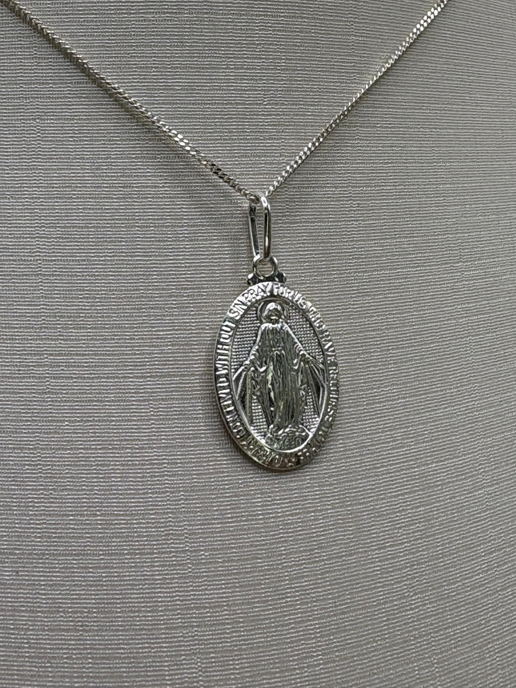 Pingente prata Nossa Senhora das Graças - #2