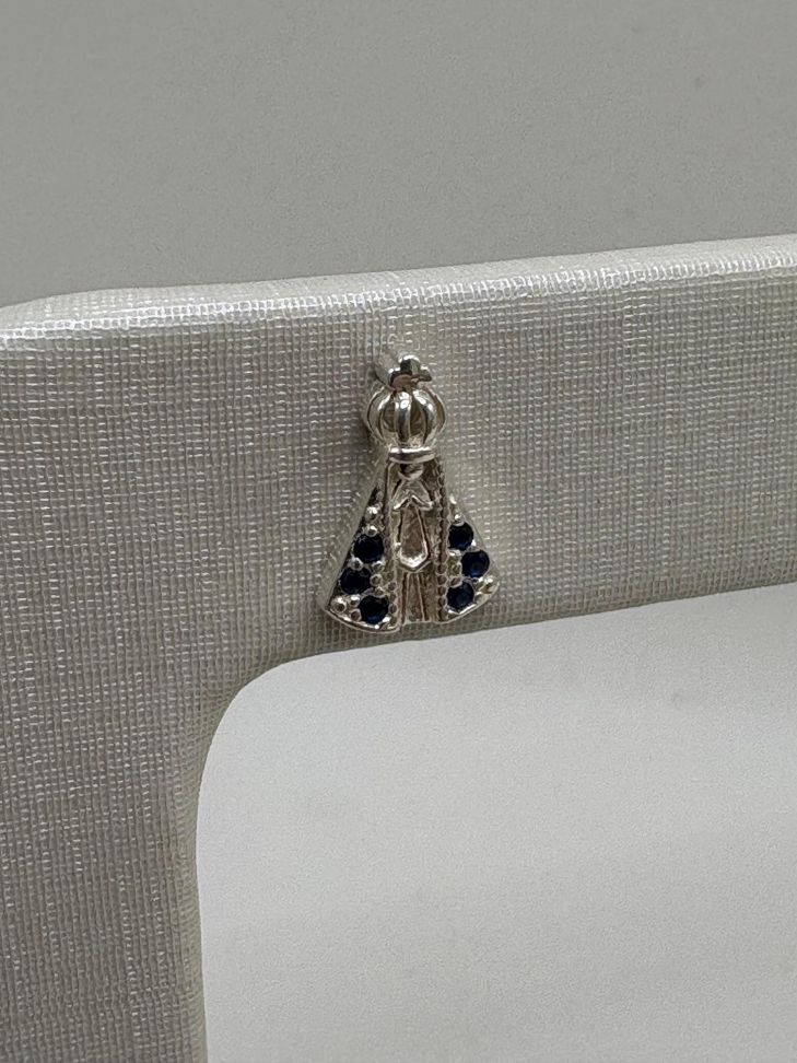 Brinco prata Nossa Senhora Aparecida - #2