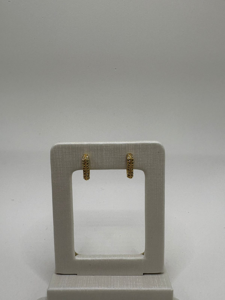 Brinco semijoia argola coração - #3