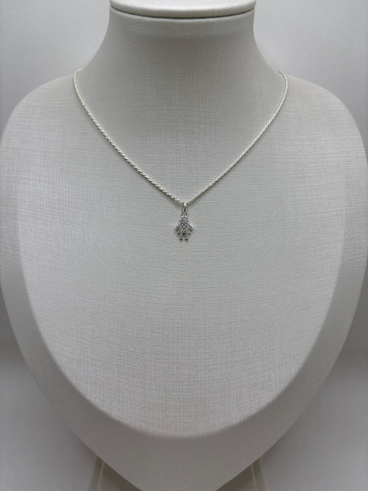 Pingente prata menina - #2