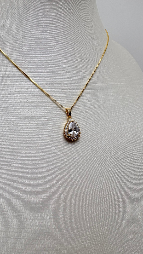 Pingente semijoia gota - #2