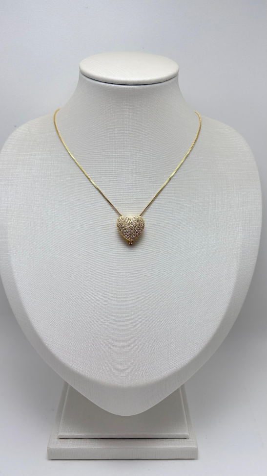 Pingente semijoia coração - #3