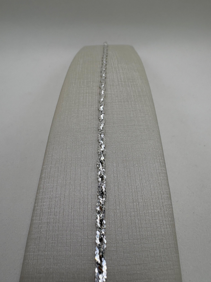 Pulseira prata trançada - #2