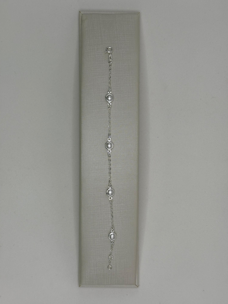 Pulseira prata elos - #1