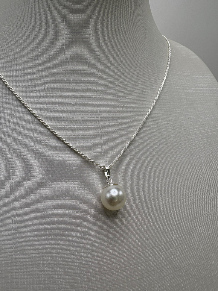 Pingente prata pérola - #2