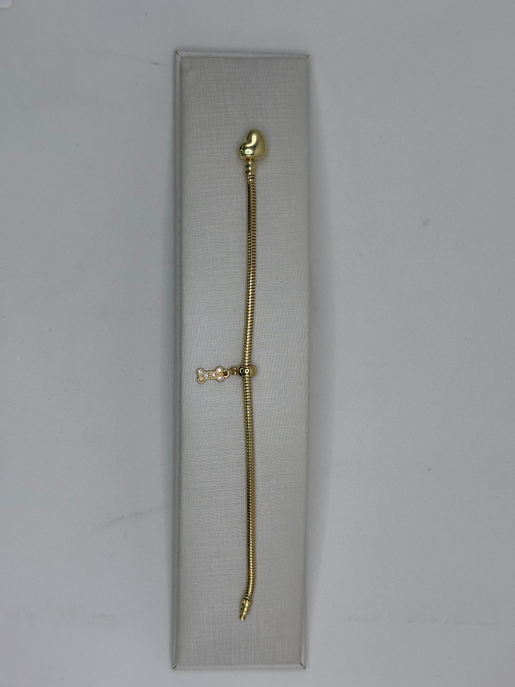 Berloque semijoia osso - #3