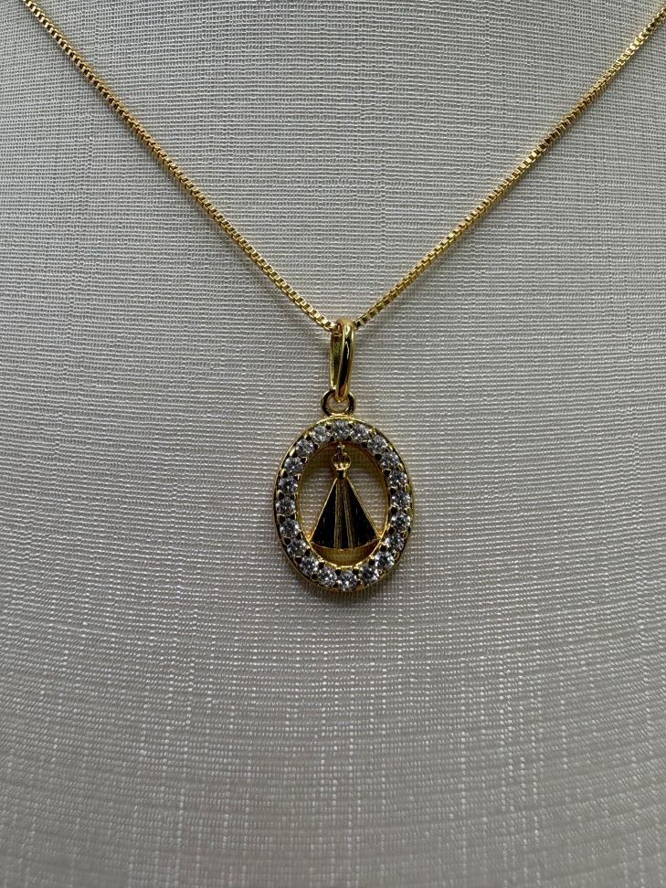 Pingente semijoia Nossa Senhora Aparecida - #3