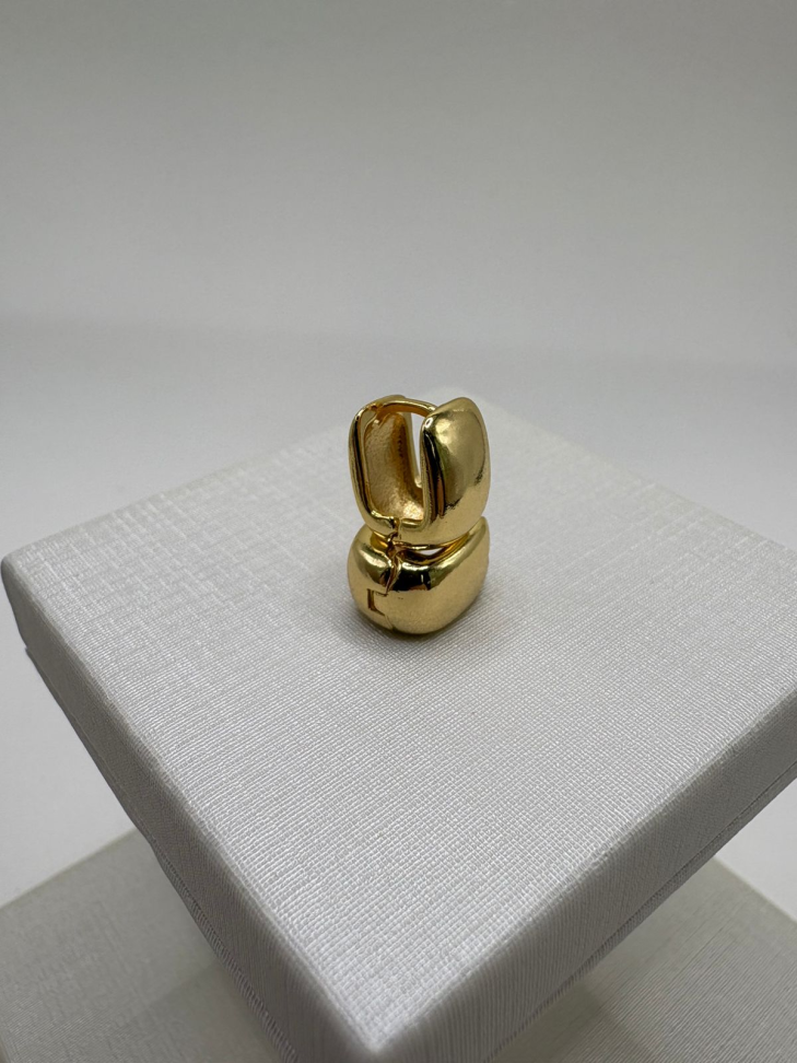 Brinco semijoia argola u - #4