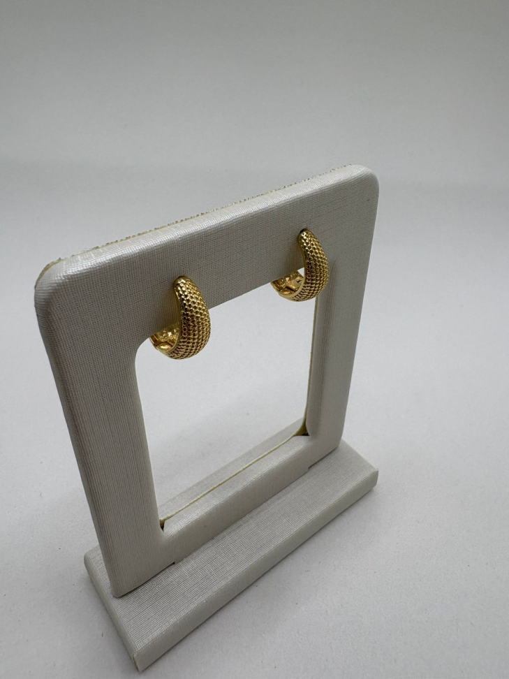 Brinco semijoia argola fosca - #2