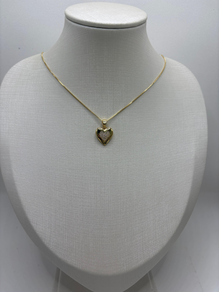 Pingente semijoia coração - #2