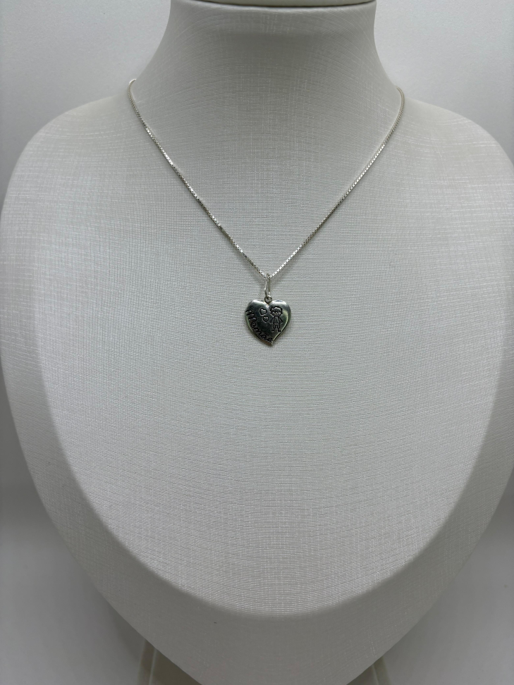 Pingente prata coração menino mãe - #2