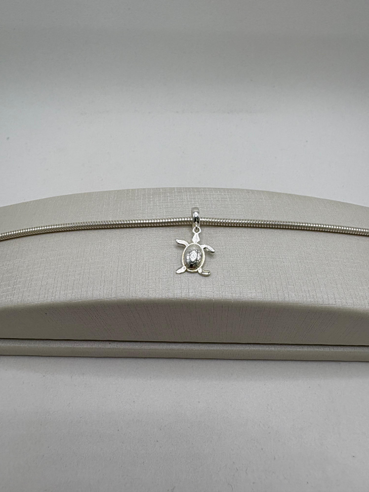 Berloque prata tartaruga - #2