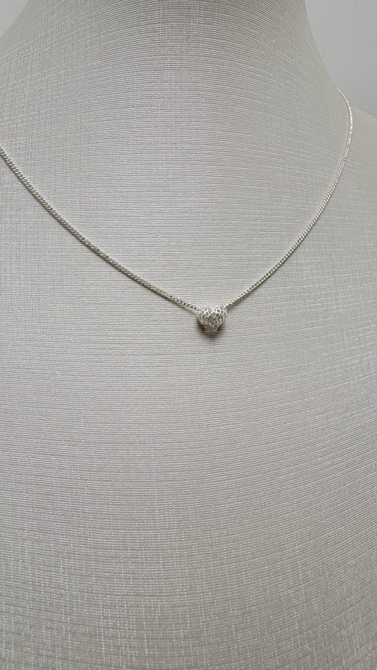 Pingente prata coração - #2