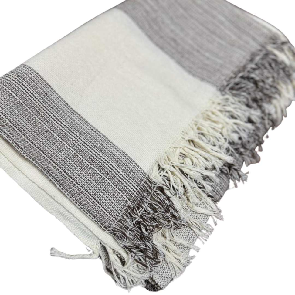 Manta Sofá 100% Algodão Premium 1,66x2,65 Elegante Confortável e Super Versátil para Sua Casa - #21