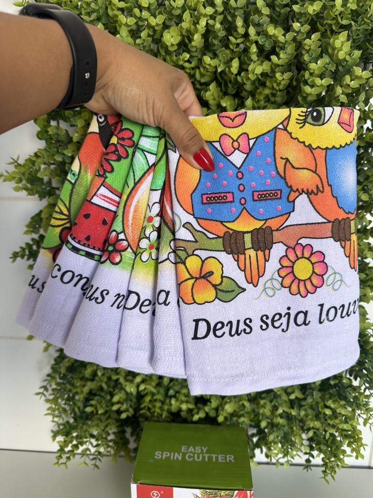 Kit 6 Panos De Prato Grande 45x80cm - #13