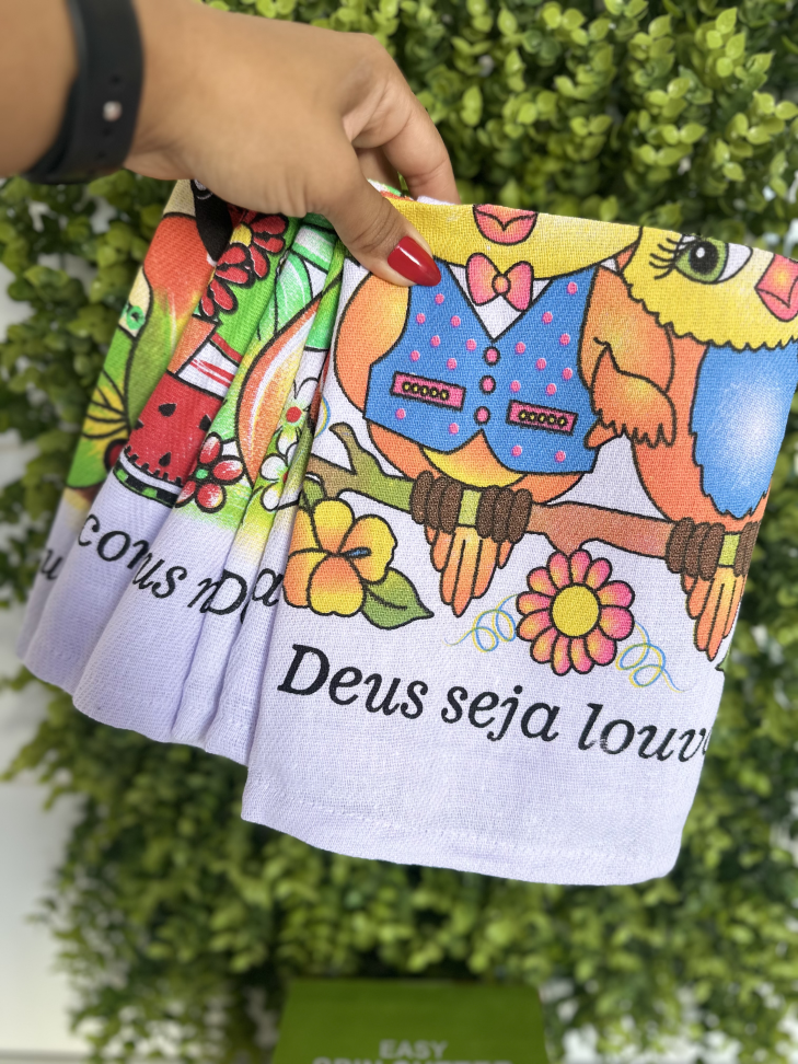 Kit 6 Panos De Prato Grande 45x80cm - #14