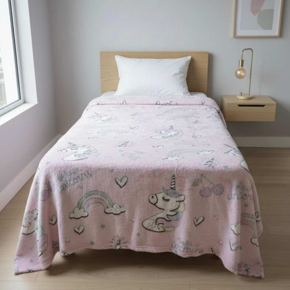 Manta Infantil que Brilha no Escuro 1,80x2,00 Cobertor Macio Estampas Divertidas Conforto e Magia para Crianças - #11