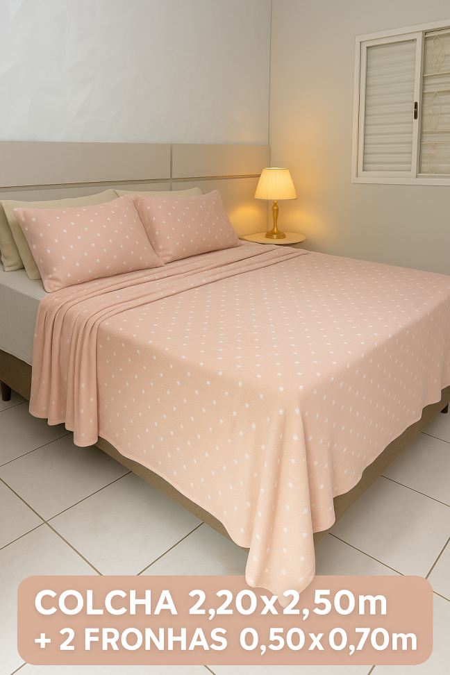 Colcha Flannel 3 Peças - #6