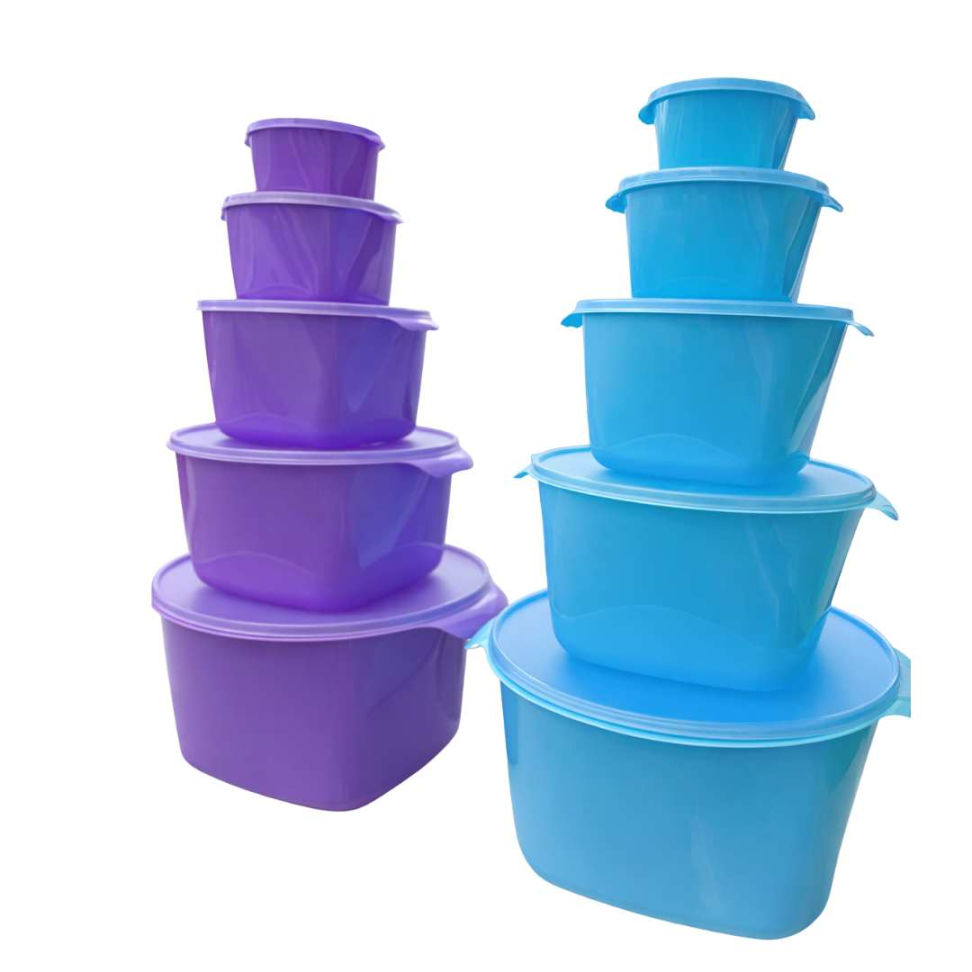 Kit Potes Plásticos com Tampa Hermética Jogo Organizador de Alimentos Multiuso - #9