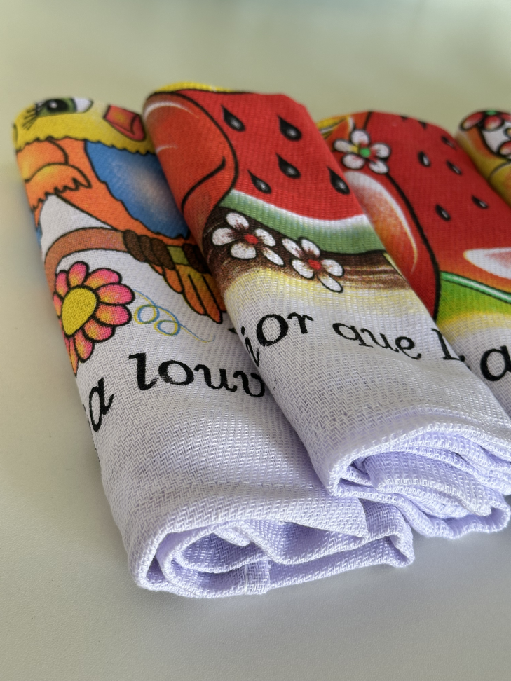 Kit 6 Panos De Prato Grande 45x80cm - #7