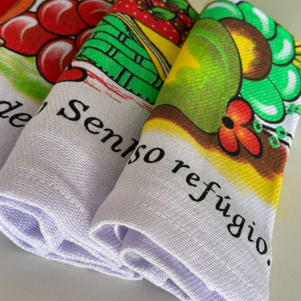 Kit 6 Panos de Prato Estampados Pano de Copa Alta Absorção Durável e Decorativo - #5
