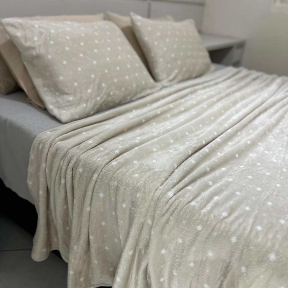 Colcha Flannel Premium Queen 3 Peças Toque Aveludado Macia Elegante e Super Confortável para Todas as Estações - #5