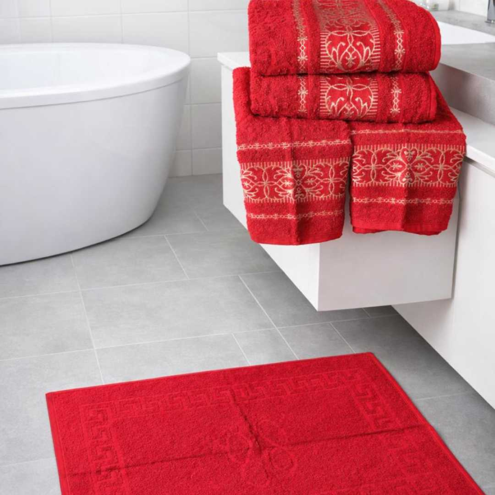 Jogo de Toalhas 5 Peças 100% Algodão Premium Super Macias Alta Absorção Banho + Rosto + Piso Luxo - #3