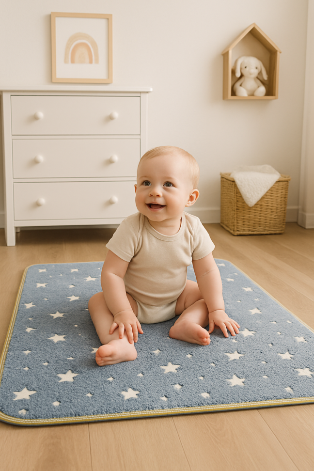 Tapete Infantil Brilha No Escuro 60x90 Antiderrapante - #1