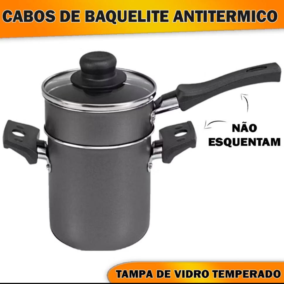 Mini Cuscuzeira 2 em 1 Porções Individuais - #4