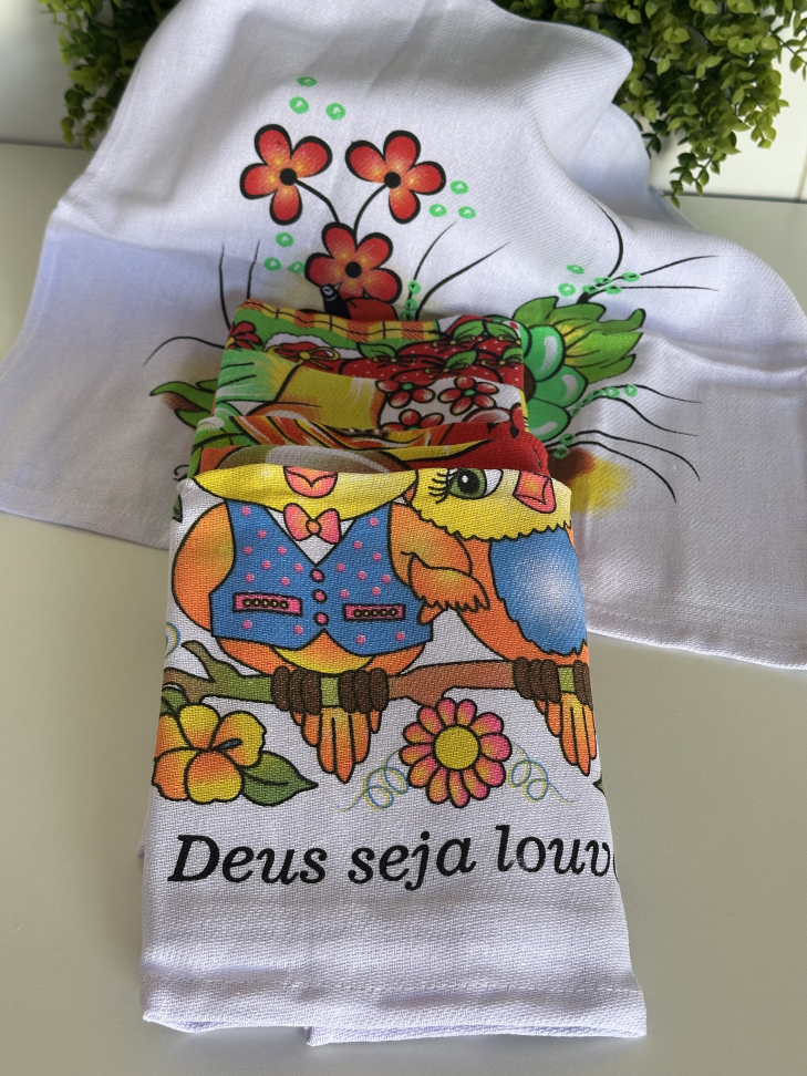 Kit 6 Panos De Prato Grande 45x80cm - #16