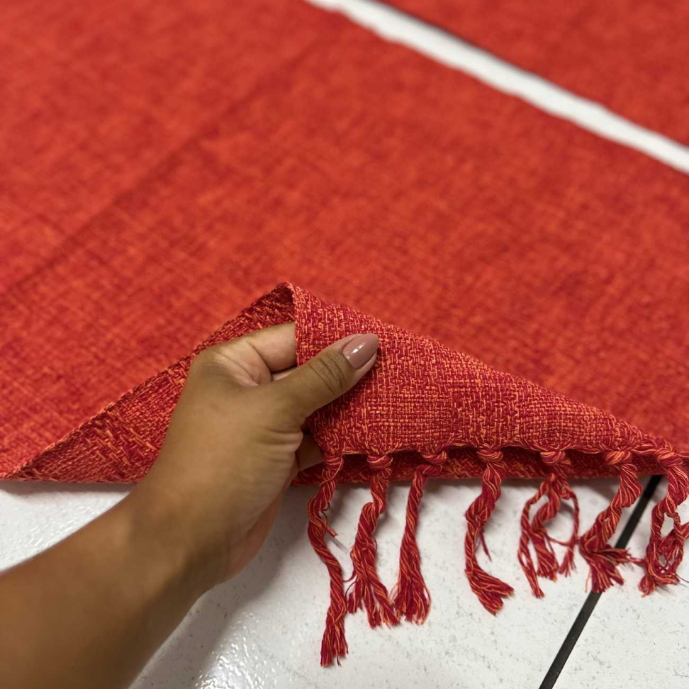 Jogo De Tapete Para Cozinha 100% Algodão - Cores Aleatórias - #10