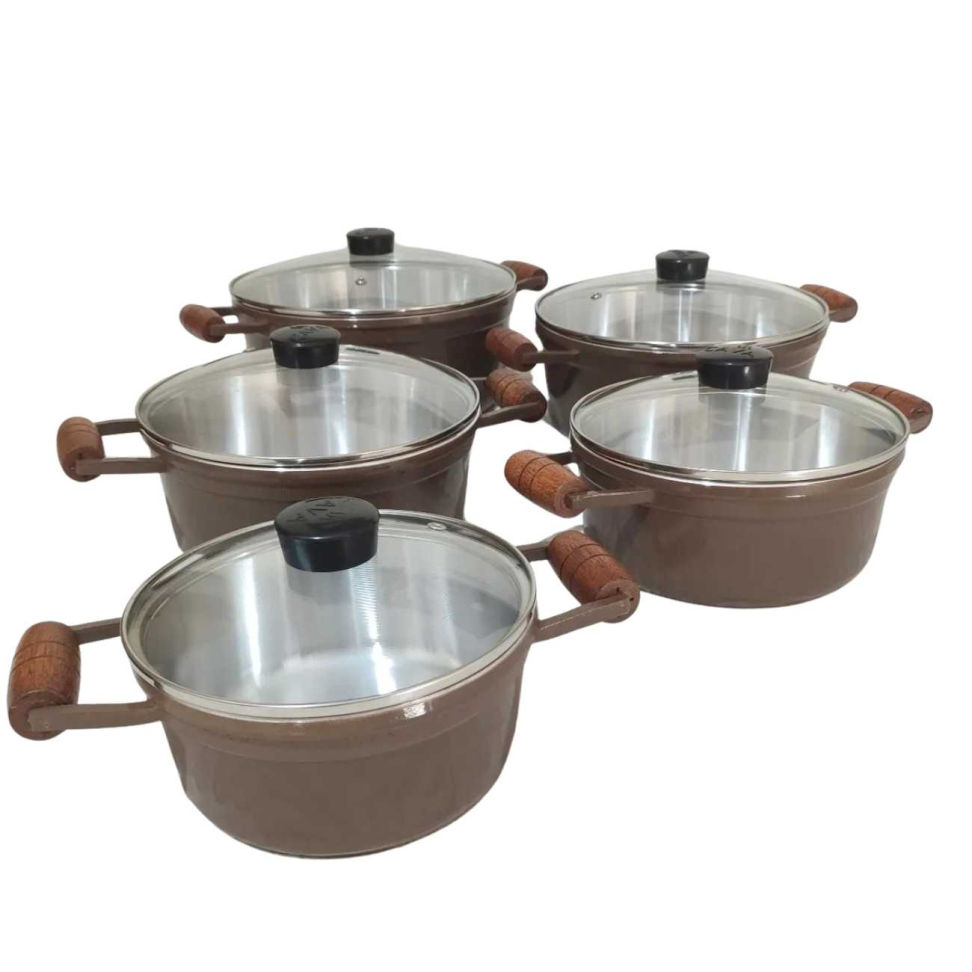 Jogo De Panelas Cava Alumínio Fundido 5 Peças - #3