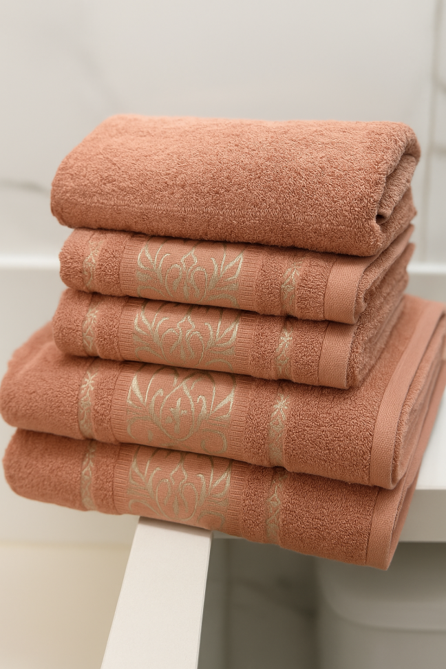 Jogo De Toalhas 5 Peças 100% Algodão - #2