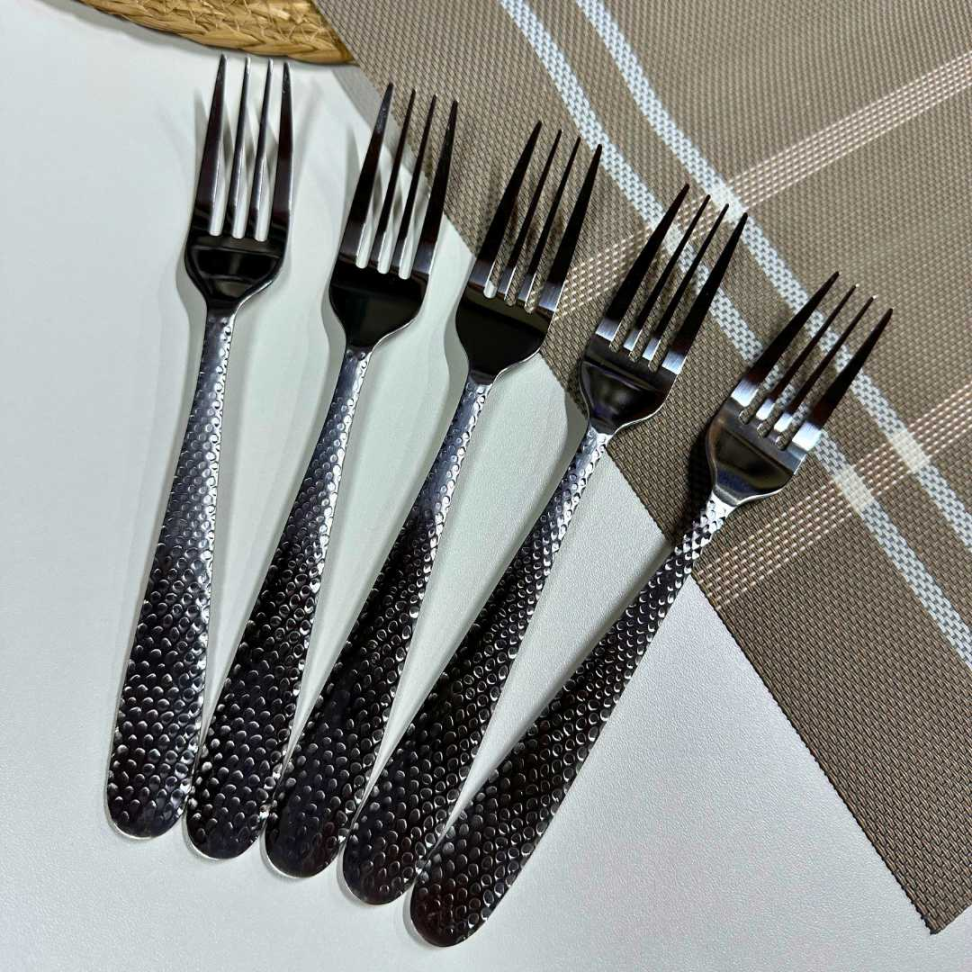 Jogo De Talheres 24 Peças Aço Inox Grosso - #5