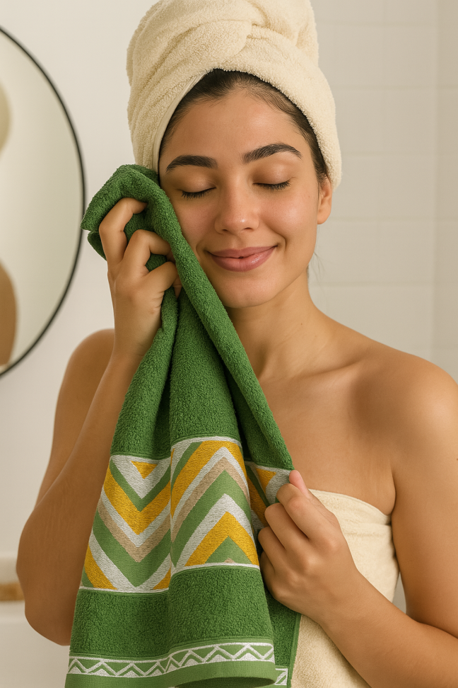 Toalha De Banho Grande 75cmx1,50cm - 100% Algodão - #9