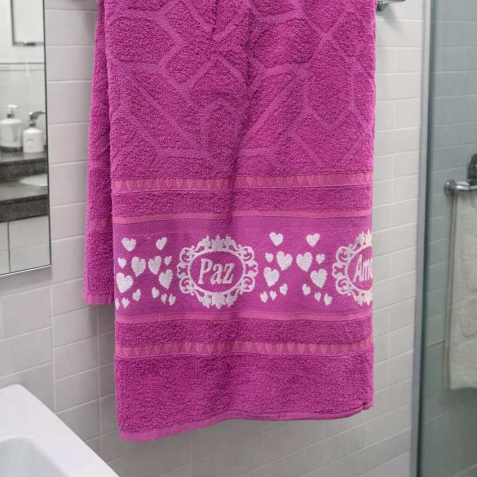 Toalha de Banho 100% Algodão 75x1,50 Absorvente Bordada Premium Conforto e Qualidade. - #2