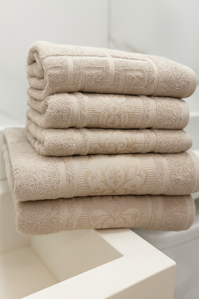 Jogo De Toalhas 5 Peças 100% Algodão - #3