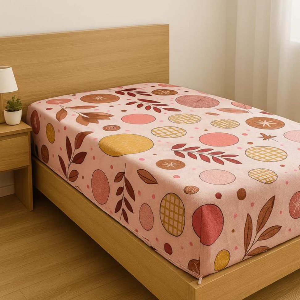 Capa para Colchão com Zíper Solteiro e Casal Protetor 70% Algodão 30% Poliéster Altura até 28cm Anti Poeira e Durável - #13