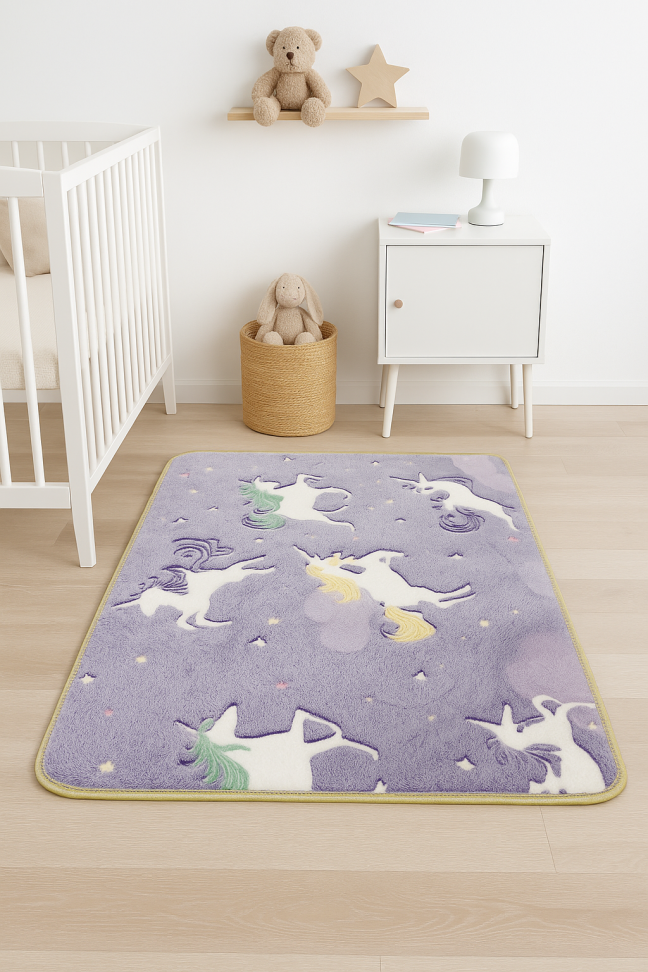 Tapete Infantil Brilha No Escuro 60x90 Antiderrapante - #1