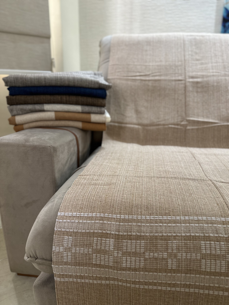 Manta Para Sofá Grande 100% Algodão - #17