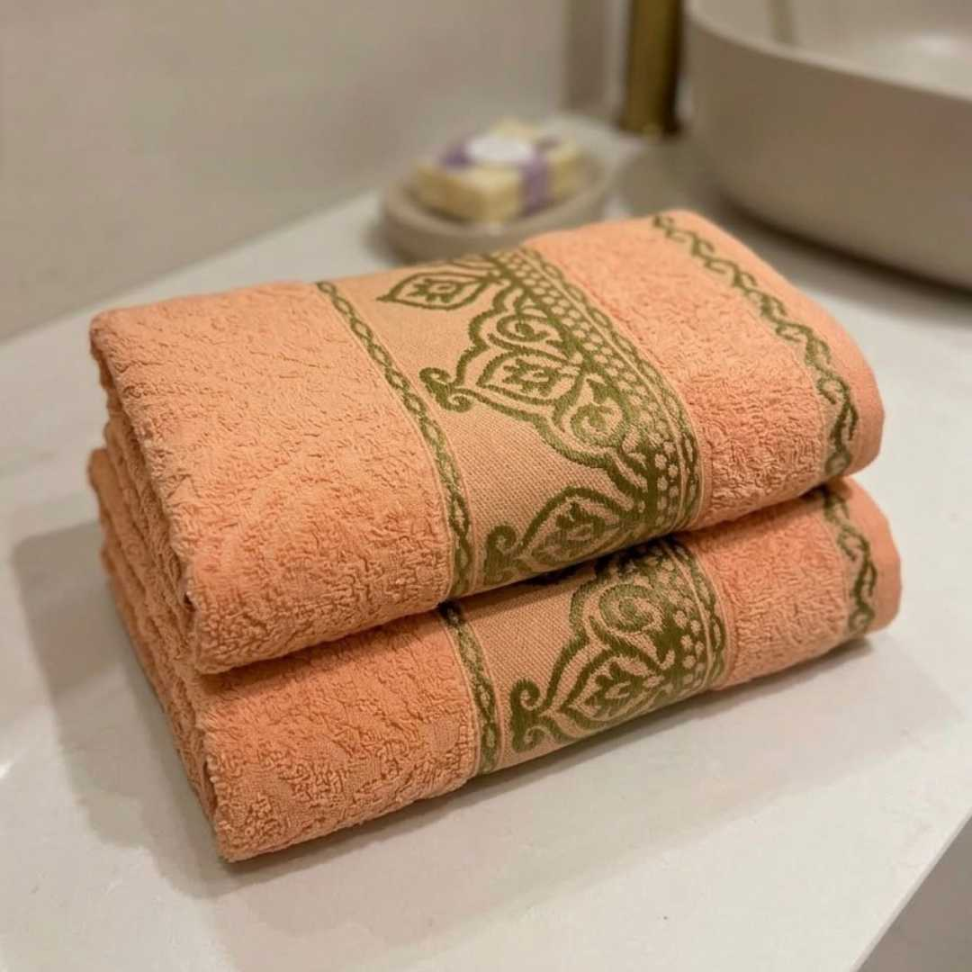 Kit Toalhas Luxo 2 Peças 100% Algodão Alta Absorção Durável e Super Confortável - #2