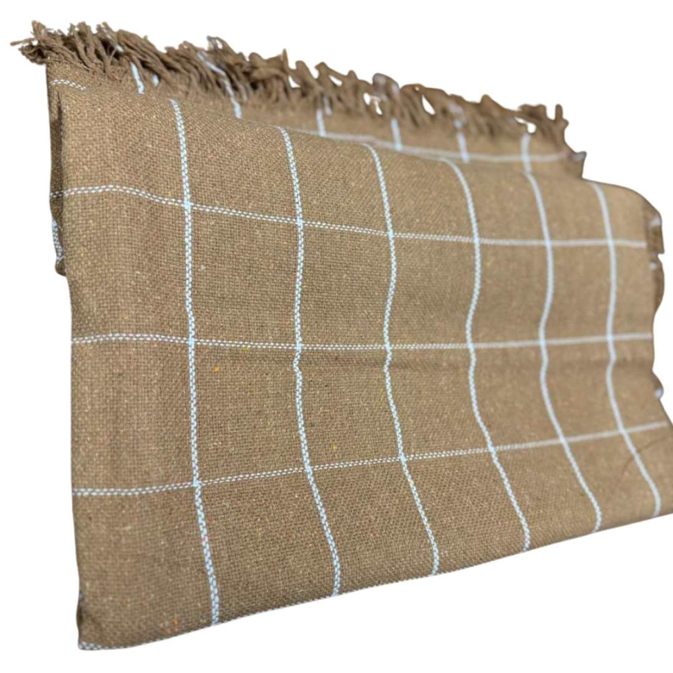 Manta Sofá 100% Algodão Premium 1,66x2,65 Elegante Confortável e Super Versátil para Sua Casa - #23