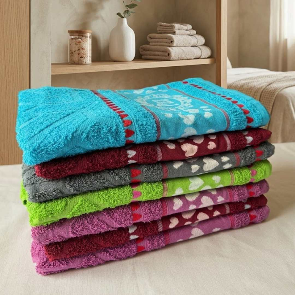 Toalha de Banho 100% Algodão 75x1,50 Absorvente Bordada Premium Conforto e Qualidade. - #17