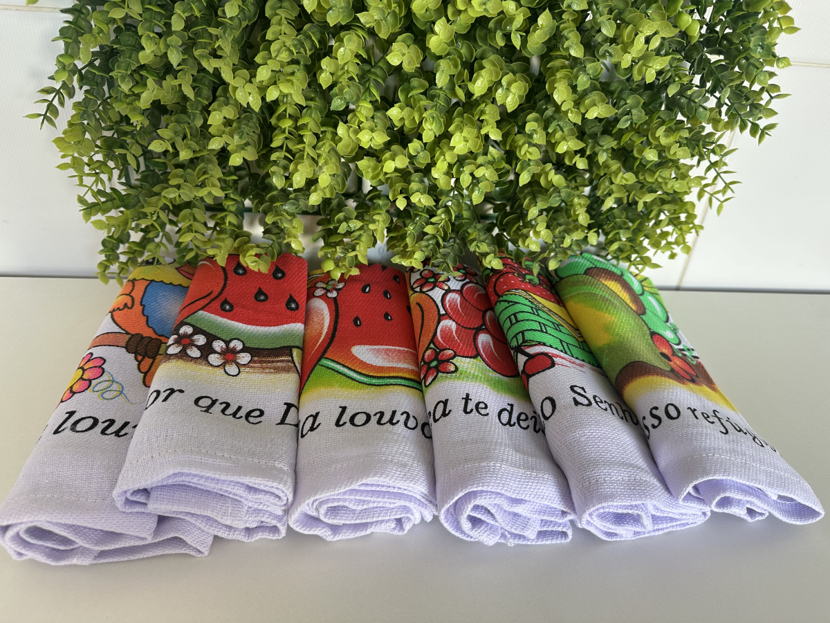 Kit 6 Panos De Prato Grande 45x80cm - #21