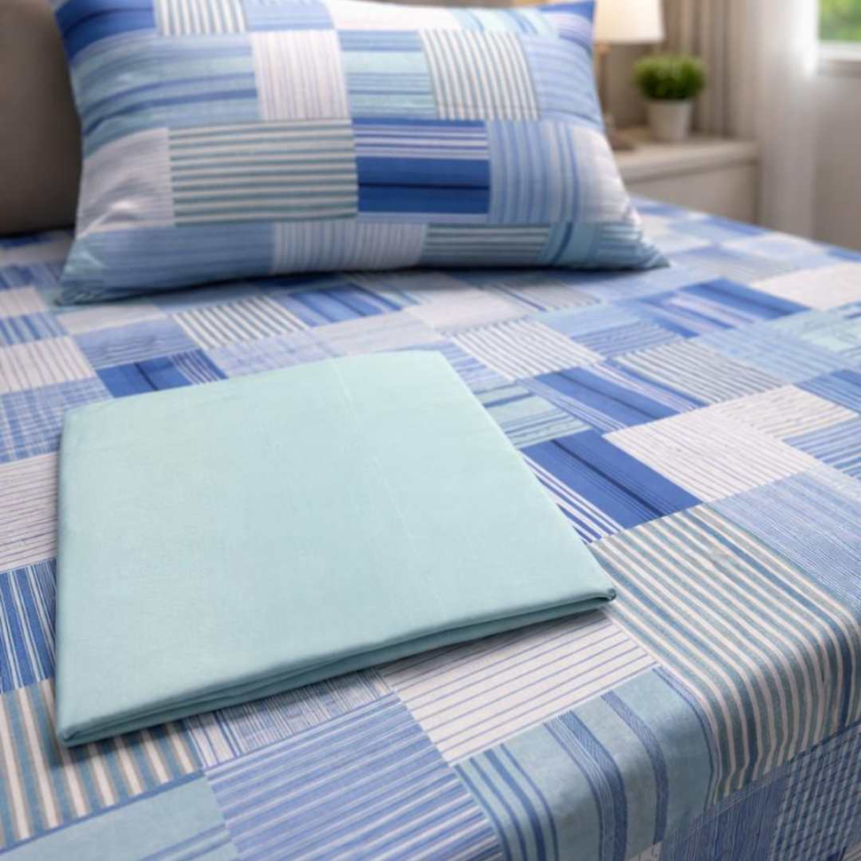 Jogo de Lençol Casal 4 Peças Floral Premium 60% Algodão Toque Macio Conforto Luxuoso e Estampa Elegante para Transformar Seu Quarto. - #19