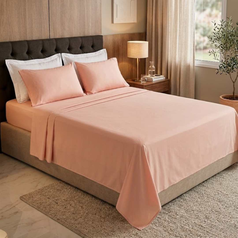 Jogo de Lençol Premium Bordado Casal - Queen e King Toque Macio Elegante e Confortável – 3 e 4 Peças - #3