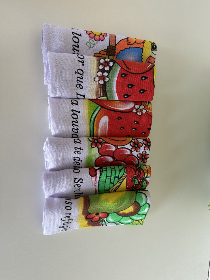 Kit 6 Panos De Prato Grande 45x80cm - #11